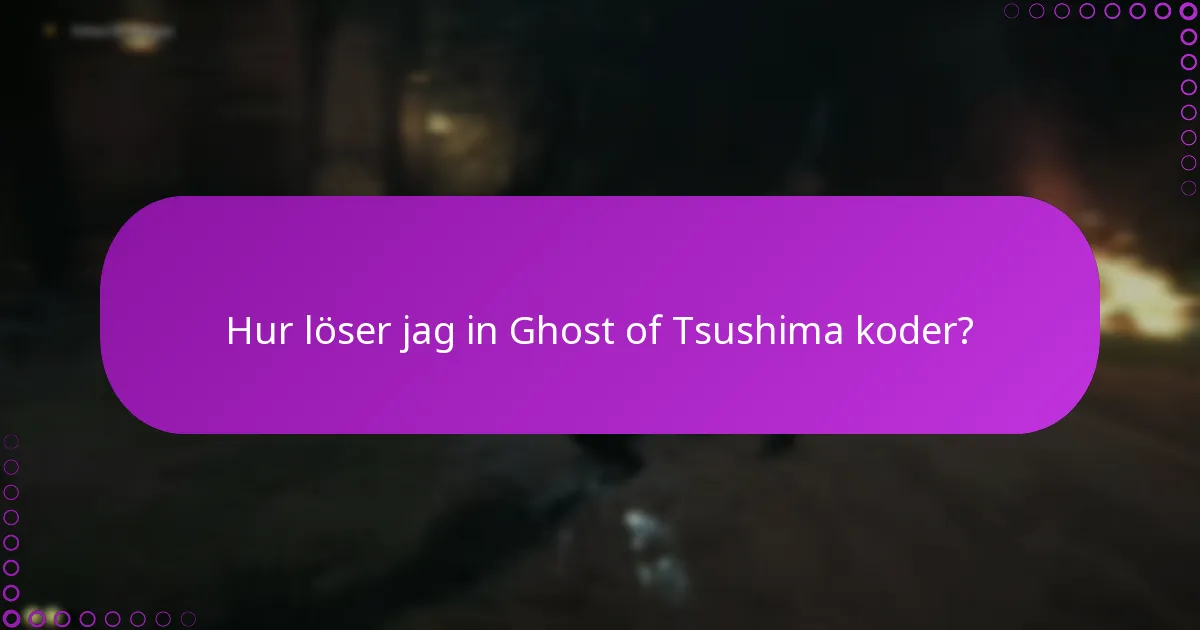 Hur hanterar jag mina rättigheter i Ghost of Tsushima?