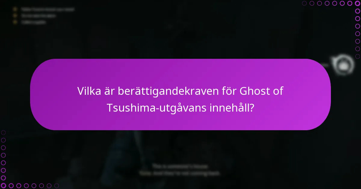 Hur hanterar jag mina rättigheter för Ghost of Tsushima?