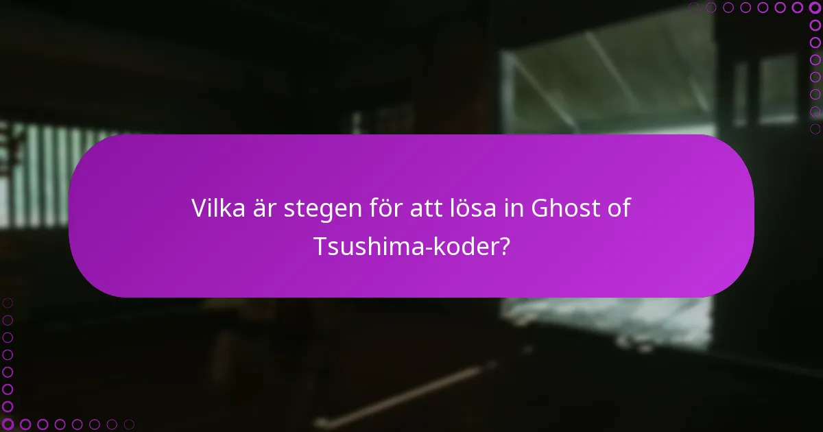 Hur hanterar jag mina rättigheter för Ghost of Tsushima?